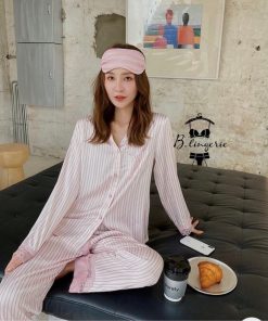Đồ Ngủ Pijama Lụa Tay Dài (1)