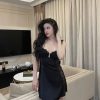 Váy Ngủ Lụa Satin Quyến Rũ