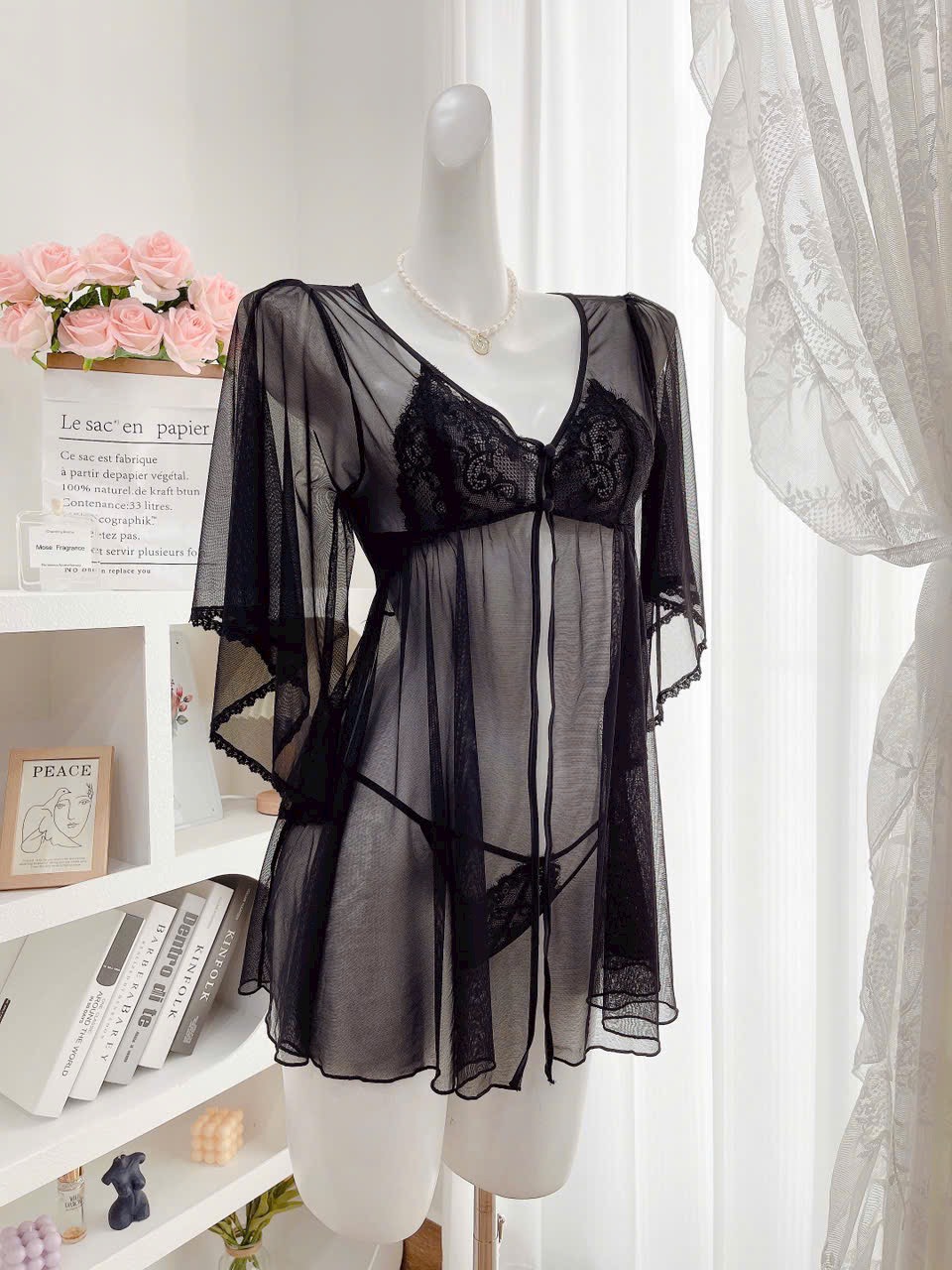 Set Váy Ngủ Ren Sexy
