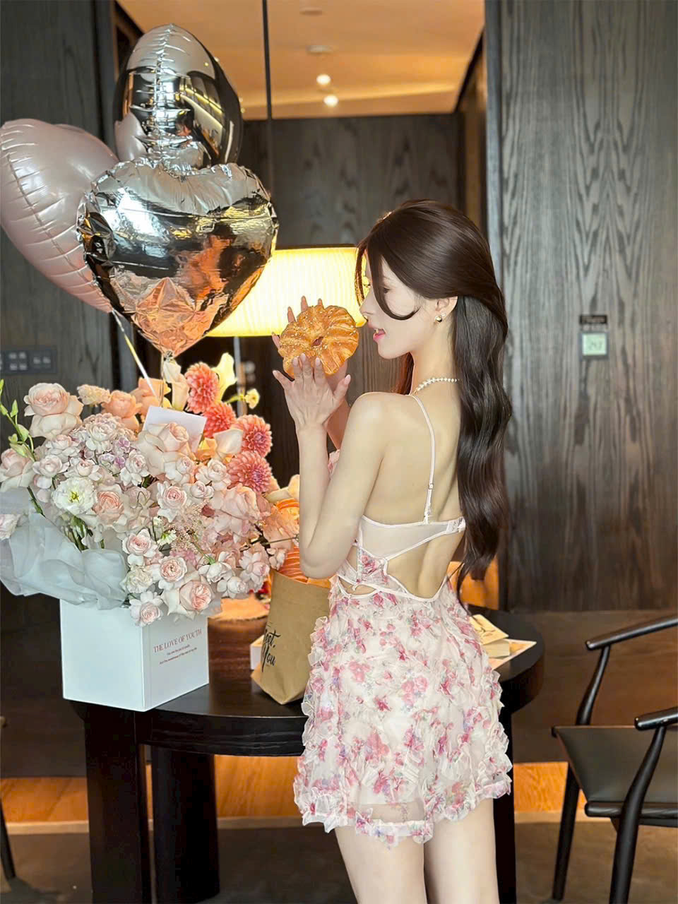 Váy Ngủ Nữ Ren Hoa Xinh Xắn