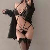 Bộ Bodysuit Thiết Kế Dây Đan