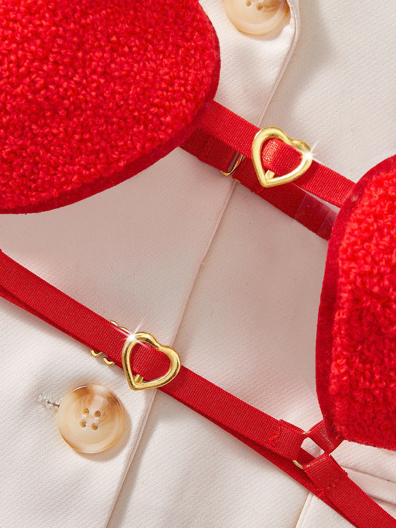 Bộ Đồ Lót Dây Trái Tim