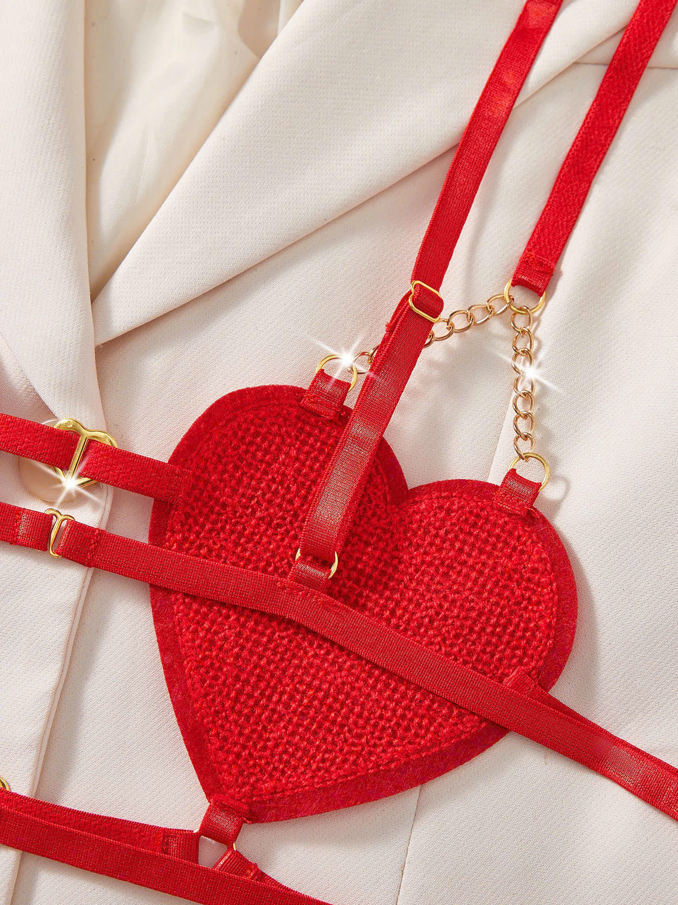 Bộ Đồ Lót Dây Trái Tim