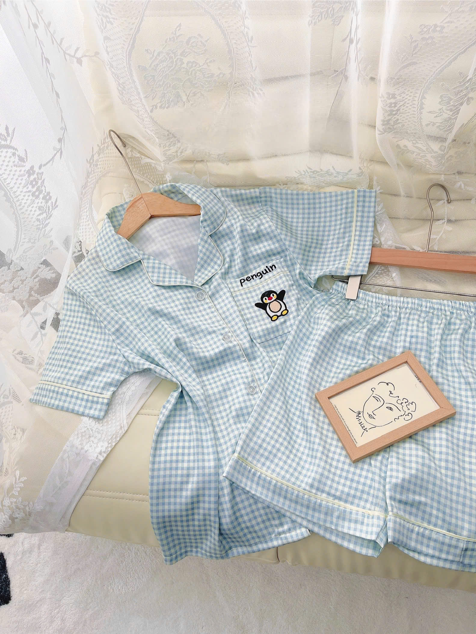 Đồ Ngủ Pijamas Hoạt Hình Đơn Giản