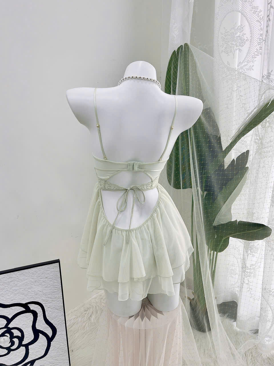 Váy Ngủ Ren Thiết Kế Dễ Thương