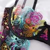 Bộ Bodysuit Hoa Văn