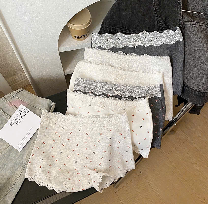 Quần Lót Thun Nữ Dễ Thương Năng Động