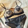 Bộ Đồ Lót Ren Trái Tim Sexy
