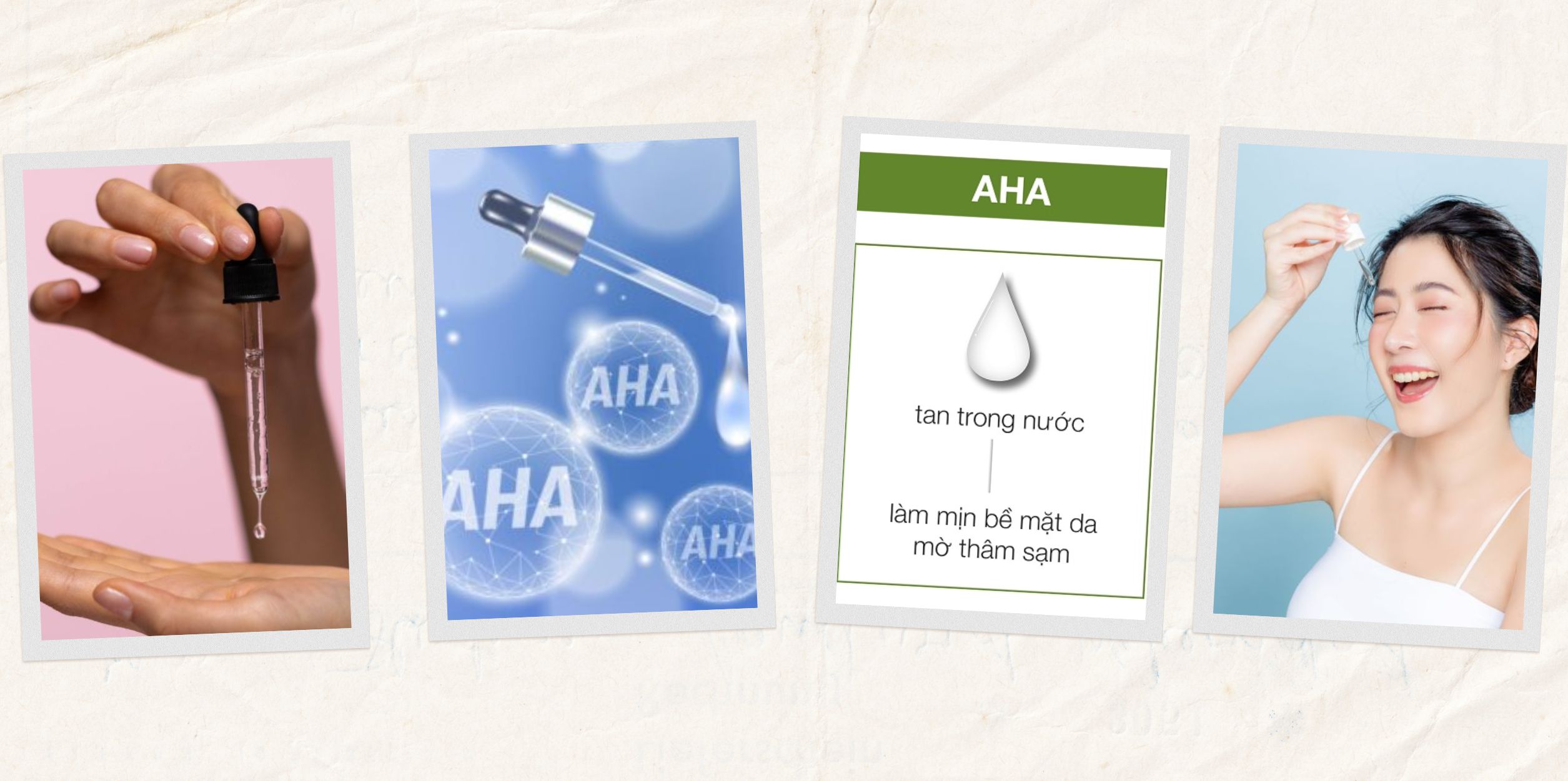 AHA Và Cách Tác Động Trên Bề Mặt Làn Da