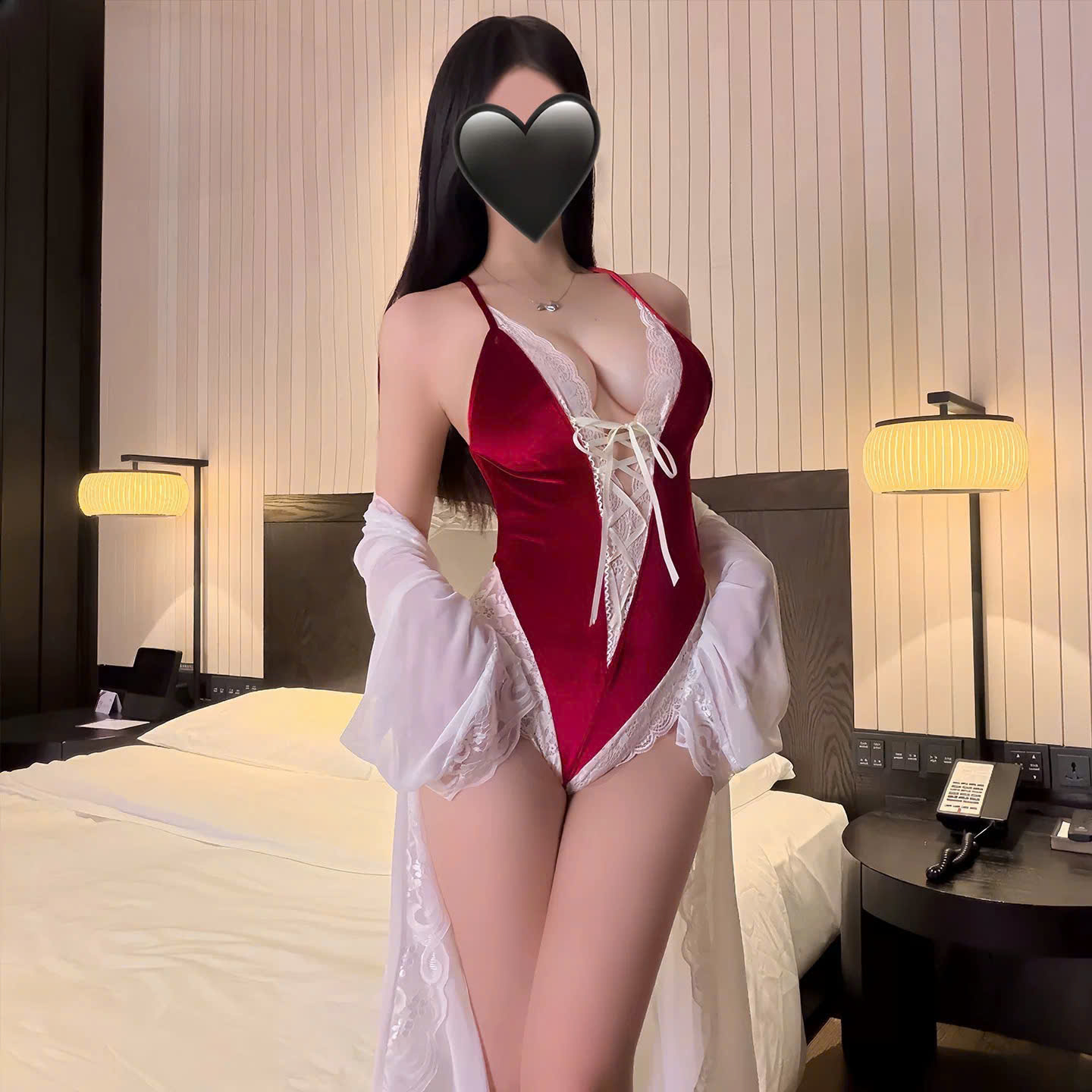 Bộ Bodysuit Cột Dây Quyến Rũ