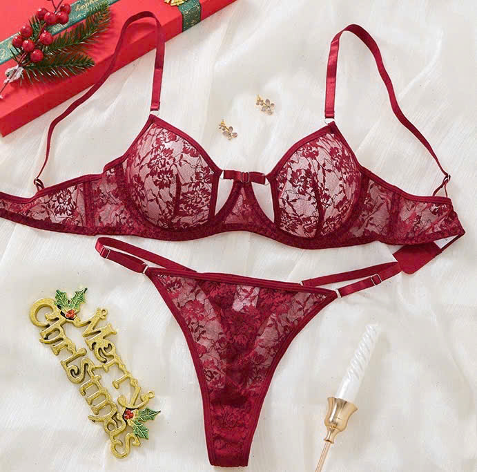 Bộ Đồ Lót Ren Nữ Tính