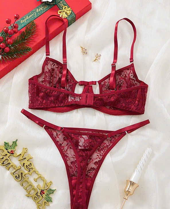 Bộ Đồ Lót Ren Nữ Tính