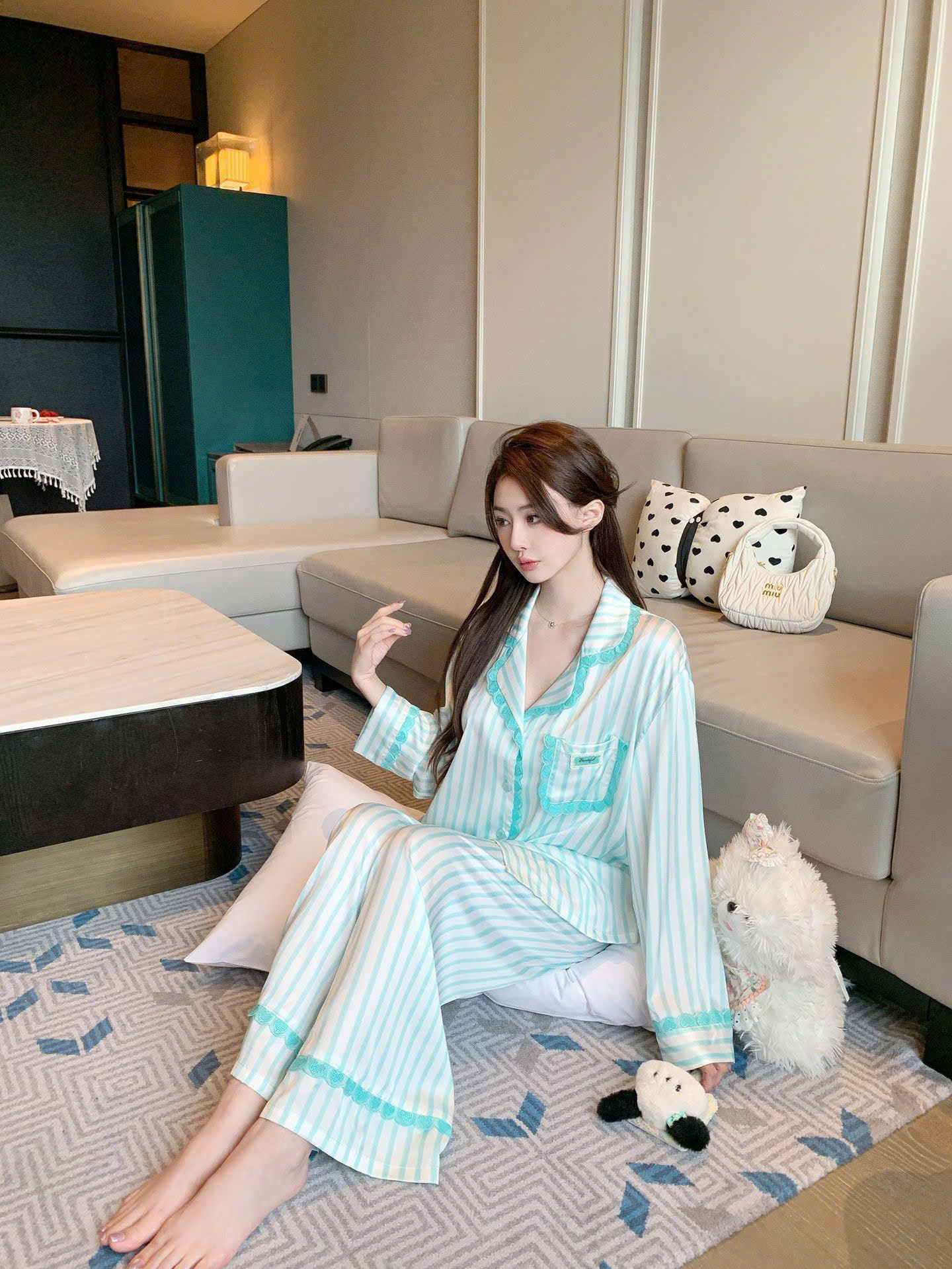 Bộ Pijama Sọc Ngọt Ngào