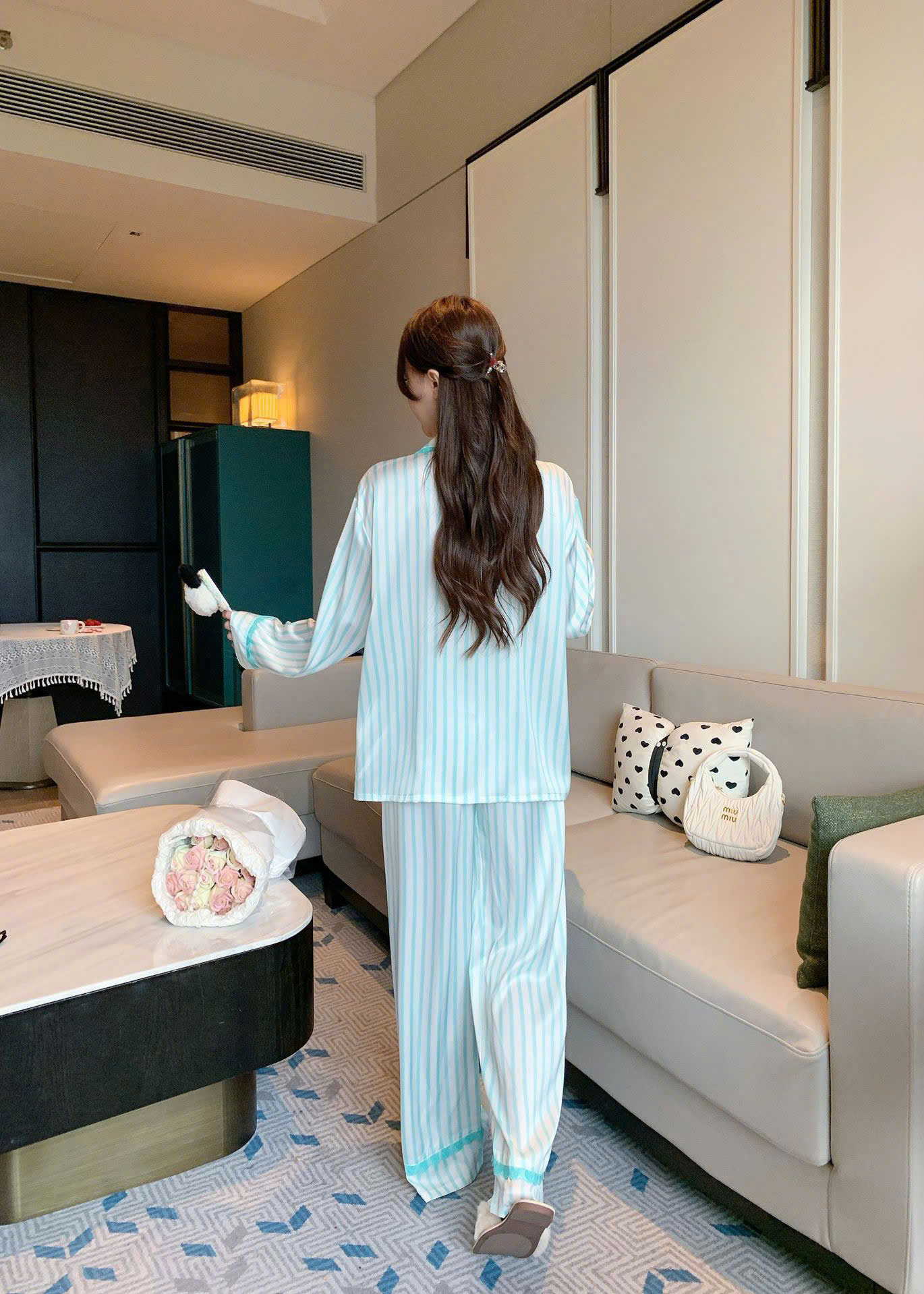 Bộ Pijama Sọc Ngọt Ngào