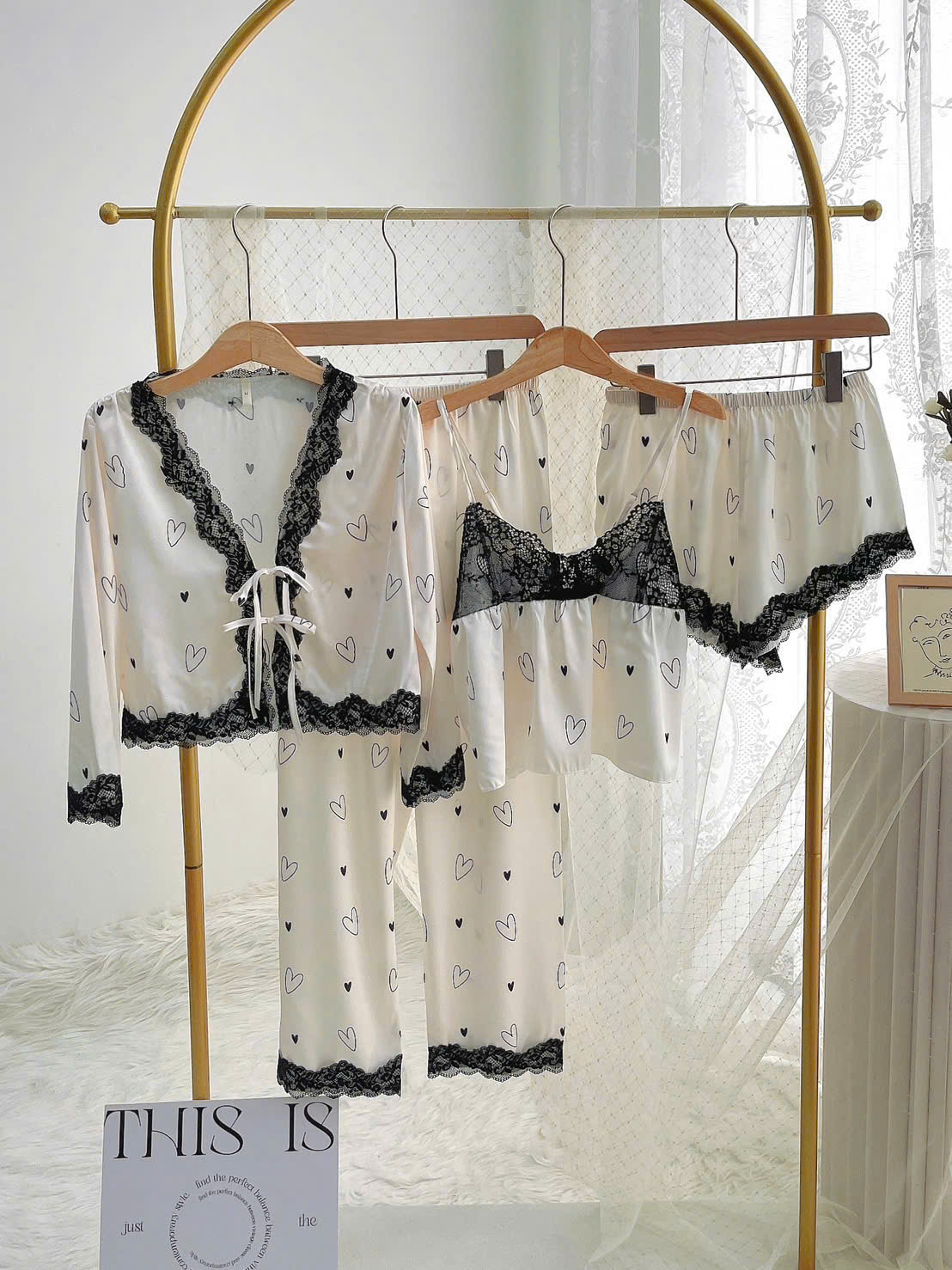 Set Đồ Ngủ Nữ Thanh Lịch