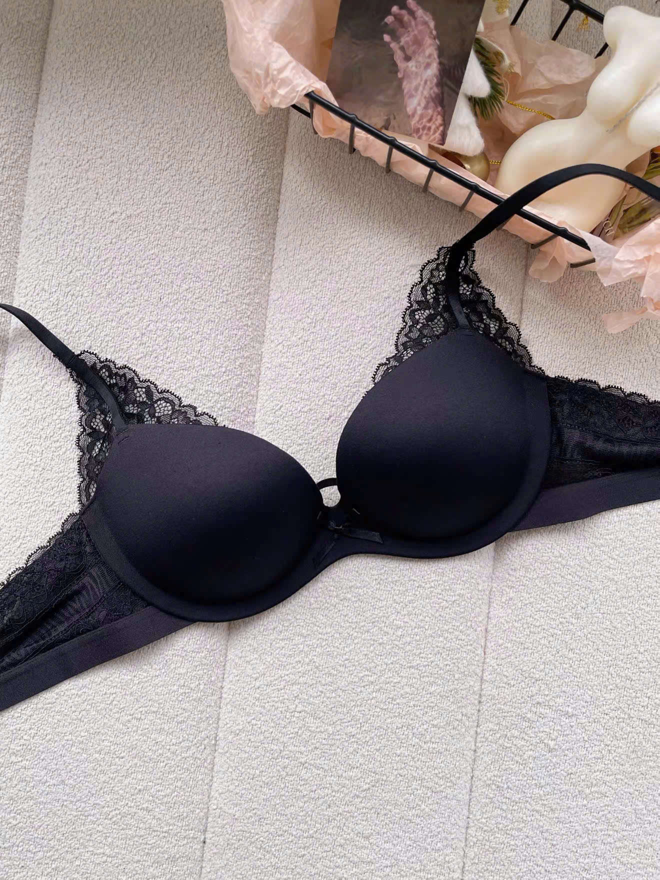 Áo Lót Nữ Trơn Phối Ren