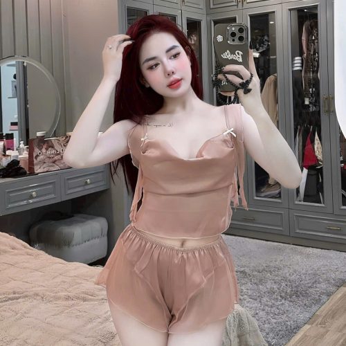 Bộ Đồ Ngủ Hai Dây Sexy