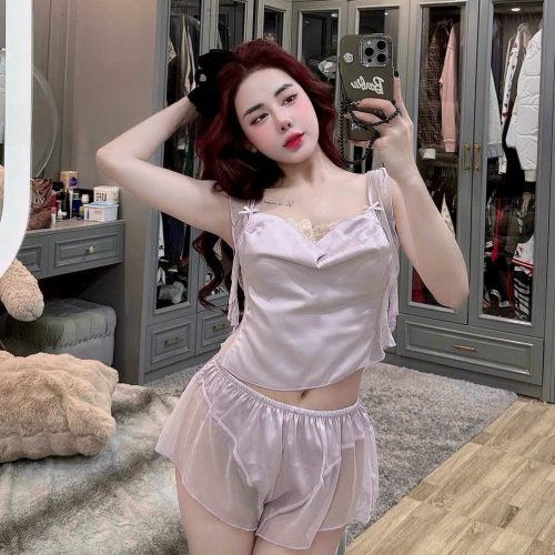 Bộ Đồ Ngủ Hai Dây Sexy