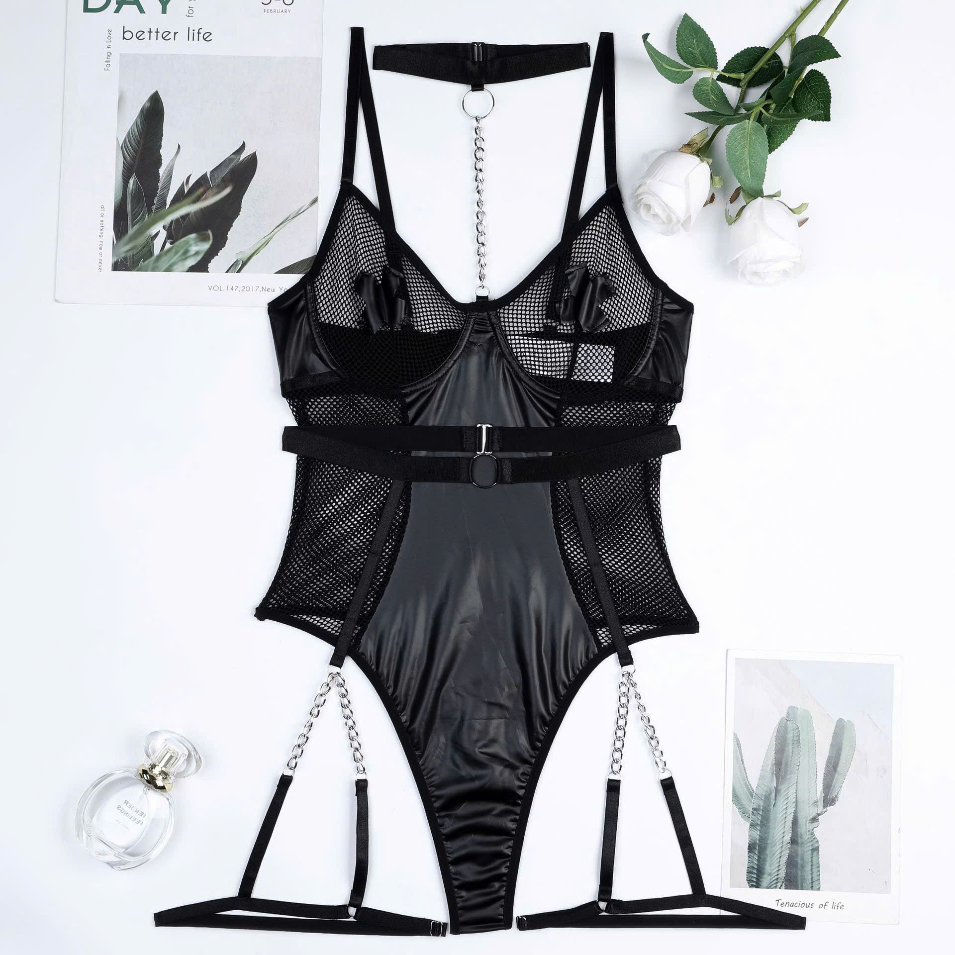 Bộ Bodysuit Xuyên Thấu Gợi Cảm
