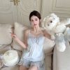 Bộ Đồ Ngủ Hai Dây Xinh Xắn