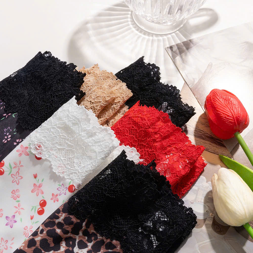 Quần Lót Thun Phối Viền Ren