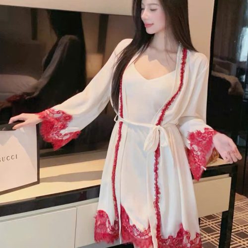 Set Váy Ngủ Lụa Thanh Lịch