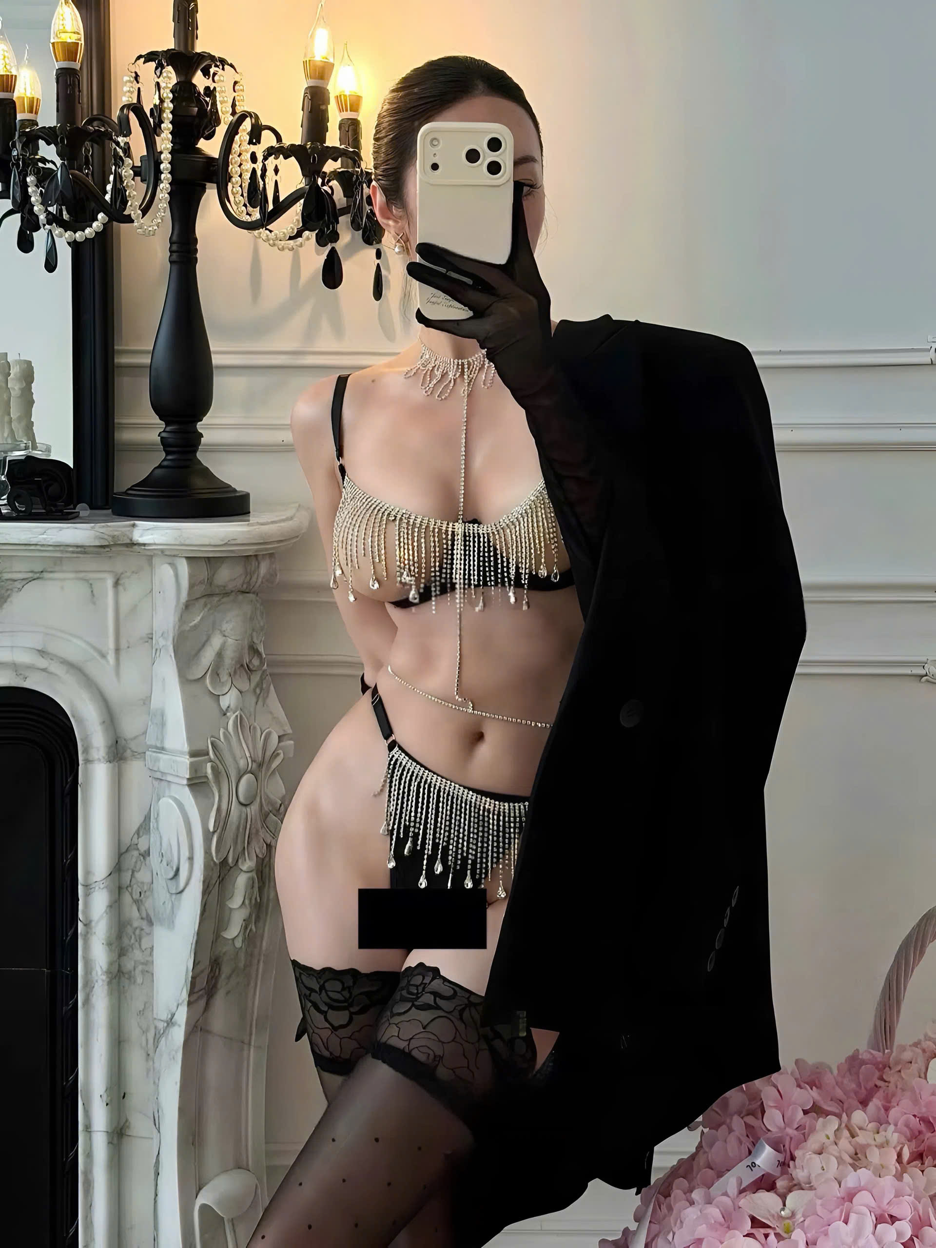 Bộ Bra Bling Bling Sexy