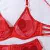 Bộ Bra Nữ Ren Trái Tim