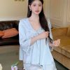 Đồ Ngủ Pijama Lụa Nữ Tính