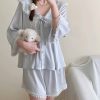 Đồ Ngủ Pijama Lụa Nữ Tính