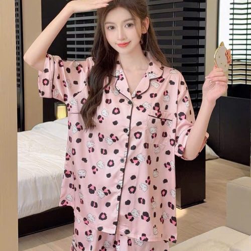 Đồ Ngủ Pijama Mèo Kitty Đáng Yêu