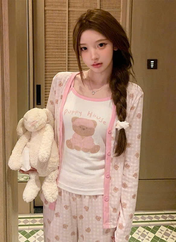Set Đồ Ngủ Gấu Đáng Yêu