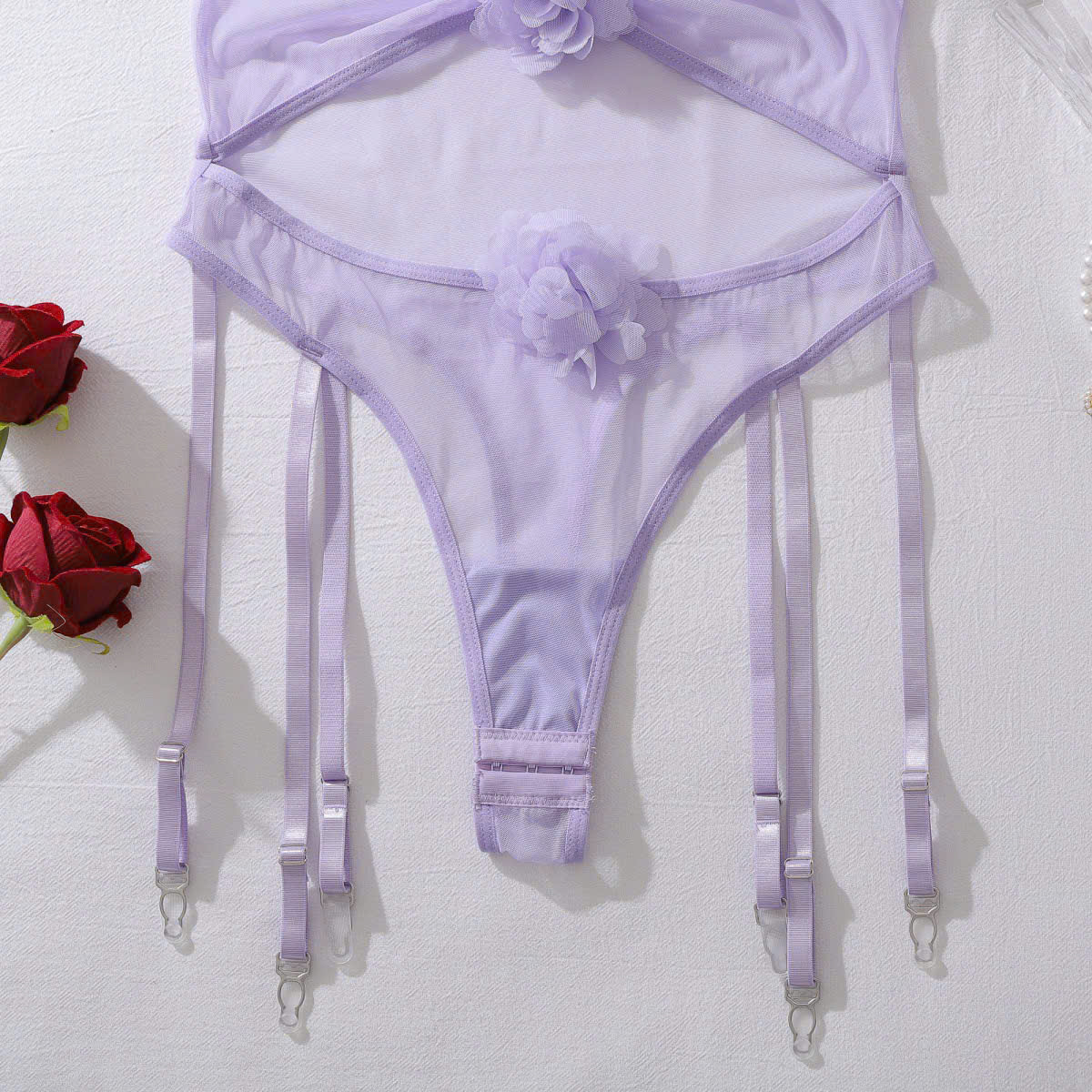 Bộ Bodysuit Hoa Ngọt Ngào