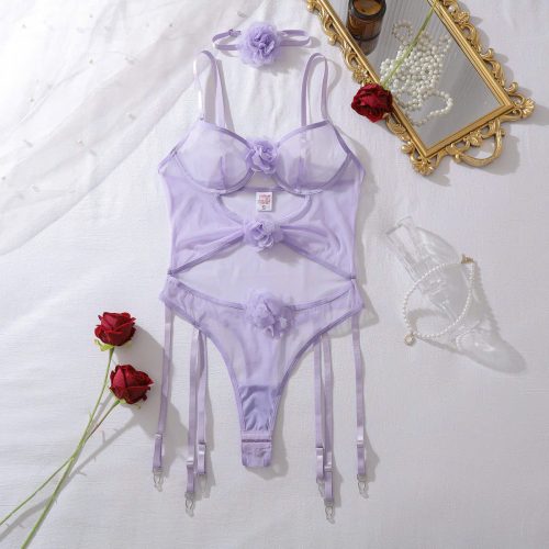 Bộ Bodysuit Hoa Ngọt Ngào