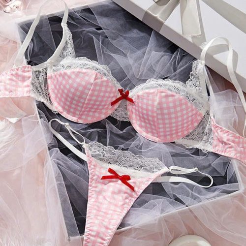 Bộ Bra Nữ Caro Xinh Xắn