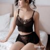 Bộ Đồ Ngủ Phối Ren Quyến Rũ