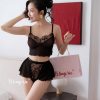 Bộ Đồ Ngủ Phối Ren Quyến Rũ