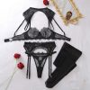 Bộ Lingerie Cup Phối Ren