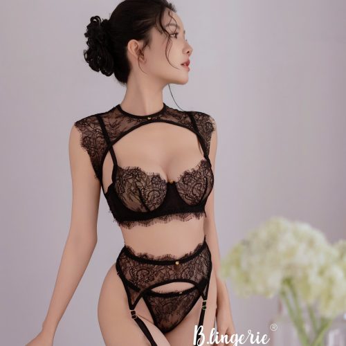 Bộ Lingerie Cup Phối Ren