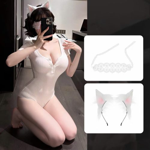 Bộ Bodysuit Cosplay Mèo Nhỏ Sexy