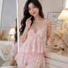 Bộ Đồ Ngủ Lụa Nữ Tính