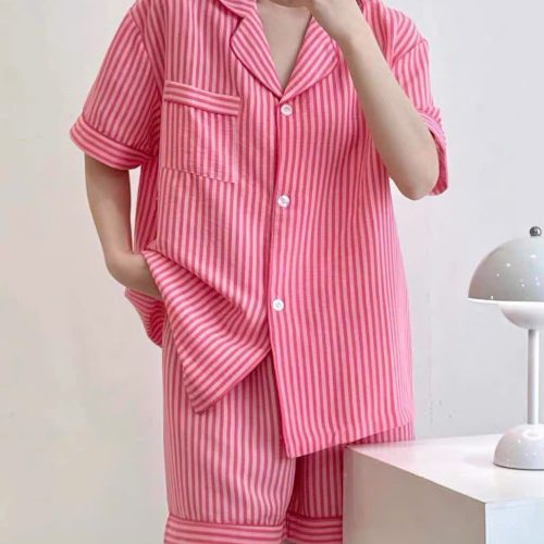 Bộ Pyjama Nữ Sọc Dễ Thương