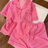 Bộ Pyjama Nữ Sọc Dễ Thương