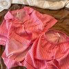 Bộ Pyjama Nữ Sọc Dễ Thương