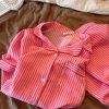 Bộ Pyjama Nữ Sọc Dễ Thương