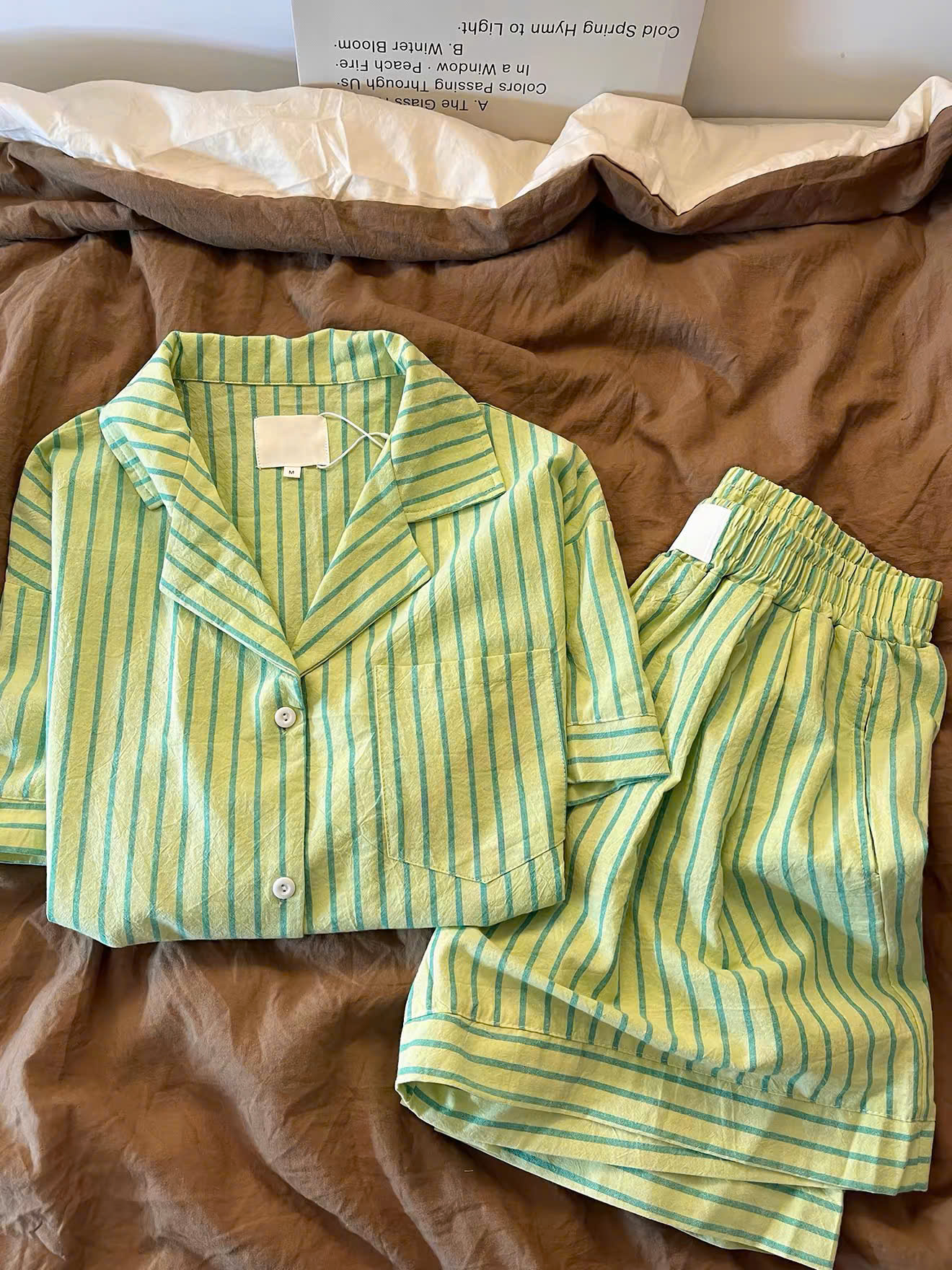 Bộ Pyjama Sọc Thoải Mái