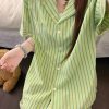 Bộ Pyjama Sọc Thoải Mái