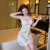 Váy Ngủ Nữ Lụa Thanh Lịch