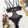 Bộ Bodysuit Chéo Dây Sexy