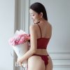 Bộ Corset Nữ Ren Gợi Cảm